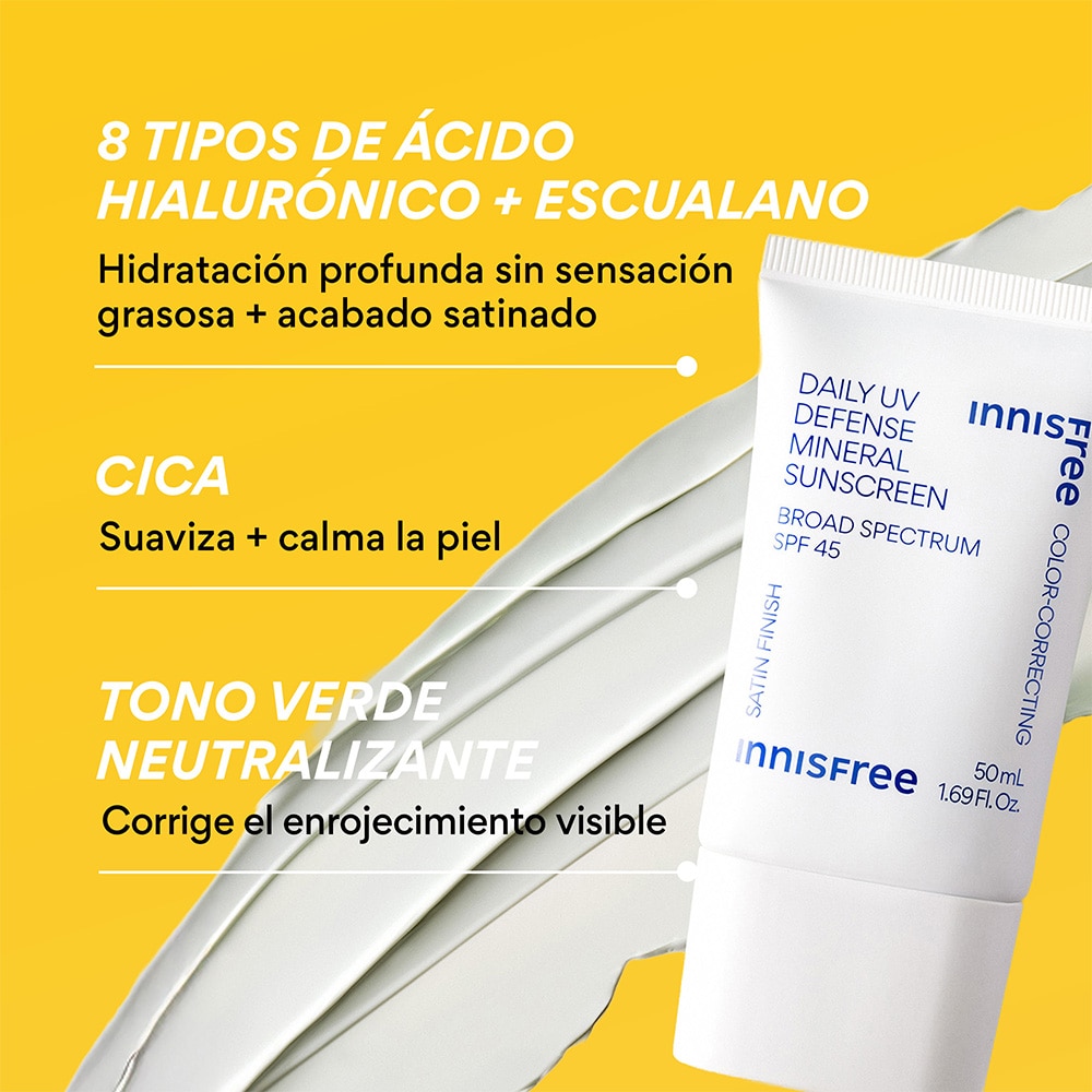 DAILY UV DEFENSE MINERAL SUNSCREEN BROAD SPECTRUM SPF 45 (BLOQUEADOR SOLAR MINERAL DEFENSA UV DIARIA DE AMPLIO ESPECTRO)